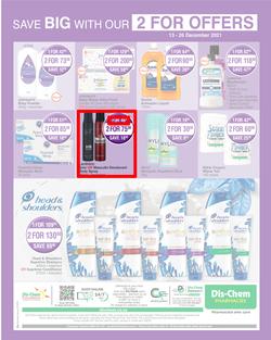 Dis-Chem : Save Big With Our 2 For Offers (13 December - 26 December 2021), page 2