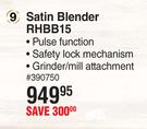Russell Hobbs Satin Blender RHBB15