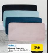 Waltex Memory Foam Mat-Each