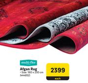 Multi Flor Afgan Rug-Each