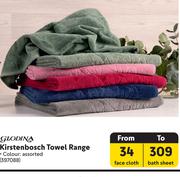 Glodina Kirstenbosch Towel Range (Face Cloth)