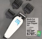 Wahl Multi-Cut Complete Hair Clipper Kit 55665-11 Piece Per Kit
