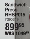 Russell Hobbs Sandwich Press RHSP015