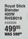 Russell Hobbs 400W Royal Stick Blender RHSB018