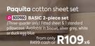 Paquita Basic 2 Piece Cotton Sheet Set (Three Quarter Only)
