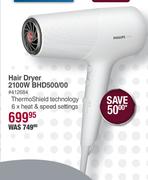 Philips Hair Dryer 2100W BHD500/00