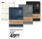 2019 A5 Organisers-Each