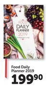Food Daily Planner 2019