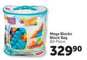 Mega Blocks Block Bag 80 Piece