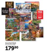 Assorted Adult Puzzle Bundle