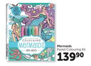 Mermaids Pastel Colouring Kit