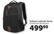 Volkano Latitude Series Notebook Backapck