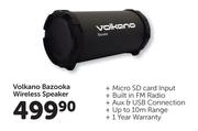 Volkano Bazooka Wireless Speaker