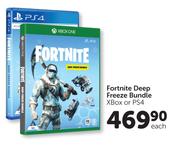 fortnite deep freeze bundle x box or ps4 each - fortnite deep freeze bundle ps4