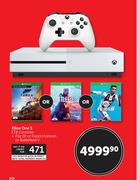 XBox One S 1TB Console + Fifa 19 Or Forza Horizon Or Battlefield V