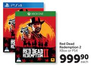 Xbox Or PS4 Red Dead Redemption 2-Each