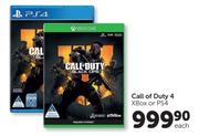 Xbox Or PS4 Call Of Duty 4-Each