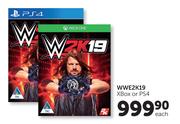 Xbox Or PS4 WWE2K19-Each
