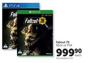 Xbox Or PS4 Fallout 76-Each