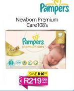 Pampers Newborn Premium Care-108's Pack