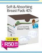 Leo Baby  Soft & Absorbing Breast Pads-40's Each