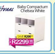 Etvaal Baby Compactum Chelsea White-Each