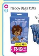 Leo Baby Nappy Bags-150's Each