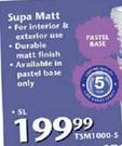 Colour Co 5Ltr Supa Matt TSM1000-5