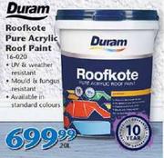 Duram 20Ltr Roofkote Pure Acrylic Roof Paint 16-020