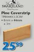 Swartland Pine Coverstrip-8mm x 44mm x 3m