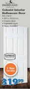 Swartland Colonist Interior Hollowcore Door EBCLNL10