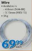 Wire 4.0mm/3.15mm-5kg Each