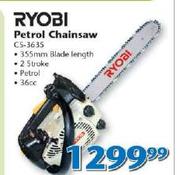 Special Ryobi Petrol Chainsaw CS 3635 m.guzzle .za