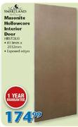 Swartland Masonite Hollowcore Interior Door-813mmx2032mm