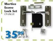Mortice Econo Lock Set-Per Set