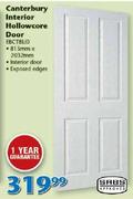 Swartland Canterbury Interior Hollowcore Door-813mmx2032mm