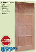Swartland 8 Panel Door-813mmx2032mm