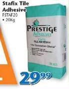 Prestige Staflx Tile Adhesive FSTAF20-20Kg