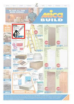Mica Gauteng : Build Promotions (25 Aug - 06 Sep 2015), page 1