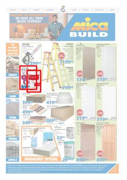 Mica Gauteng : Build Promotions (25 Aug - 06 Sep 2015), page 1