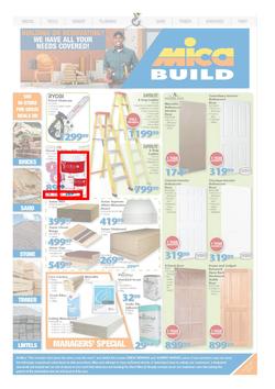 Mica Gauteng : Build Promotions (25 Aug - 06 Sep 2015), page 1