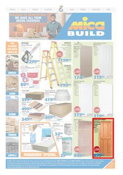 Mica Gauteng : Build Promotions (25 Aug - 06 Sep 2015), page 1