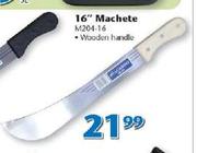 16" Machete Wooden Handle M204-16
