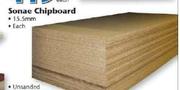Sonae Chipboard 15.5mm Commercial CHPL0016CM2718N-Each