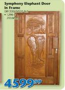 Symphony Elephant Door In Frame 1290x2155mm