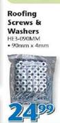 Roofing Screws & Washers HE3-090MM-90mm x 4mm