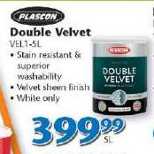 Plascon Double Velvet-5Ltr