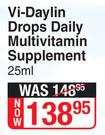 Vi-Daylin Drops Daily Multivitamin Supplement-25ml