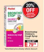 Bronchostop Children's Cough Syrup-120ml