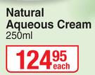 Oh-Lief Natural Aqueous Cream-250ml